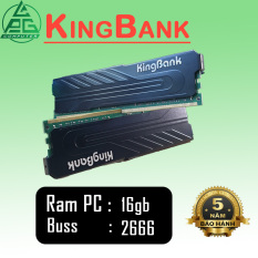 Ram PC KingBank 16G DDR4 Bus 2666MHz Tản Nhiệt Thép ( Ram Máy Tính Bàn )