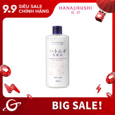 [Hàng Nhật chính hãng] Nước hoa hồng dưỡng ẩm trắng da HANAJIRUSHI chiết xuất tinh chất hạt ý dĩ (Hatomugi) dung tích 500ml – INTL