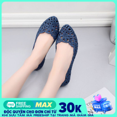GIÀY NỮ CHEN-3 kiểu dáng BÚP BÊ, GIAY BUP BE chất liệu nhựa dẻo, có thể đi mưa chống thấm, nhiều màu nhiều size