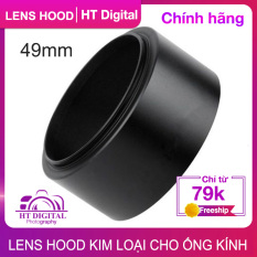 Lens Hood Vặn Răng 49mm – Loa Che Nắng Cho Ống Kính