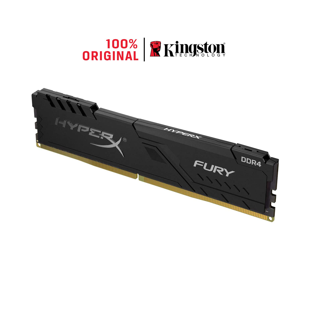 Ram PC Kingston HyperX Fury Black 16GB 2666MHz DDR4 HX426C16FB4/16