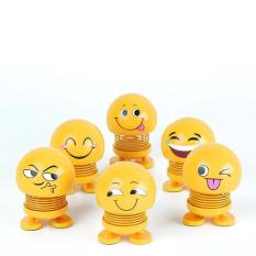 Bộ 6 thú nhún lò xo siêu hot, thú nhún Emoji biểu cảm dễ thương, 6 con 6 mẫu khác nhau