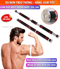 Xà đơn treo tường gắn cửa cao cấp thiết kế nhỏ gọn không cần khoan đục chịu lực lên tới 100KG tập đều đặn 3-4 lần/tuần giúp tăng chiều cao mang lại thân hình săn chắc An toàn tuyệt đối