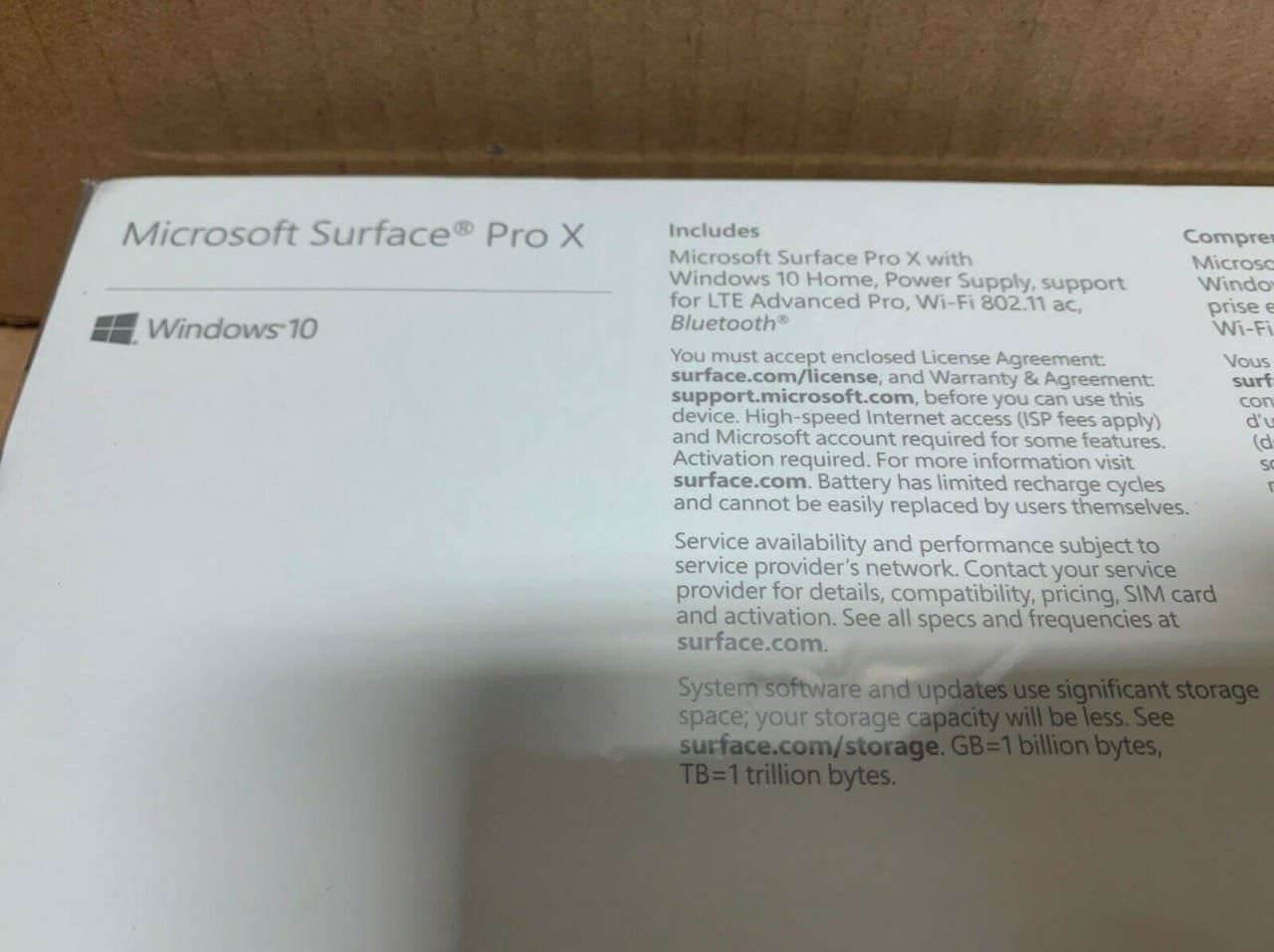 Brand New Microsoft Surface Pro X SQ2 - 16GB Go RAM 512GB SSD Platinum