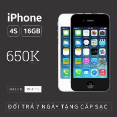 Điện thoại Apple IPHONE 4S 16G phiên bản quốc tế – tặng dây sạc (Màu ngẫu nhiên trắng/đen) – Chính hãng – Bao đổi trả vô điều kiện