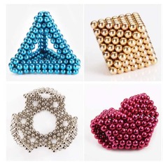 Bi nam châm tròn – Bucky ball 5mm (216 viên, 8 màu), Bi nam châm tròn – bucky ball 5mm 8 màu giúp tăng khả năng tư duy, sáng tạo, Bi nam châm, Khối bi tròn, Khối bi nam châm xếp hình, ,