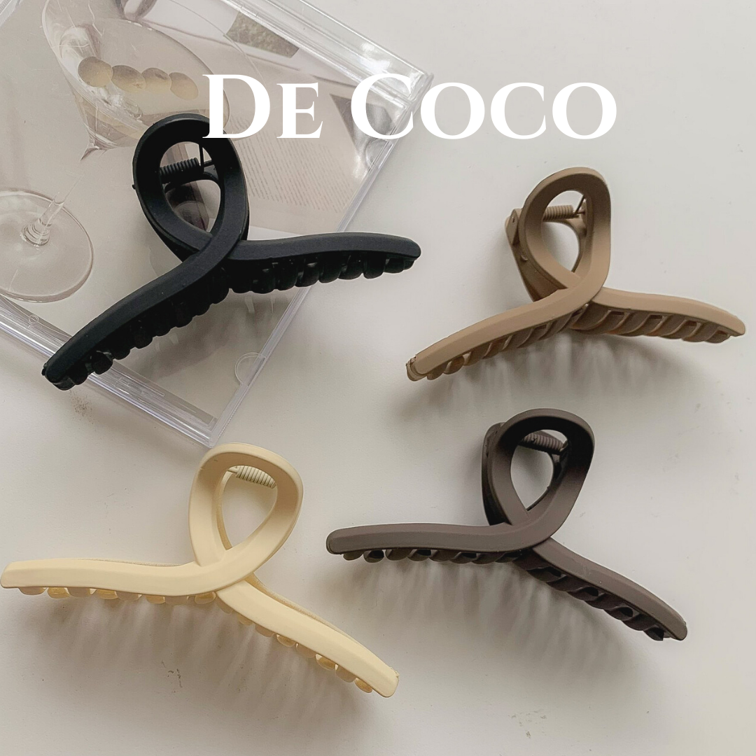 Kẹp càng cua Hàn Quốc, kẹp tóc nữ Hot trend xoắn De Coco Decoco