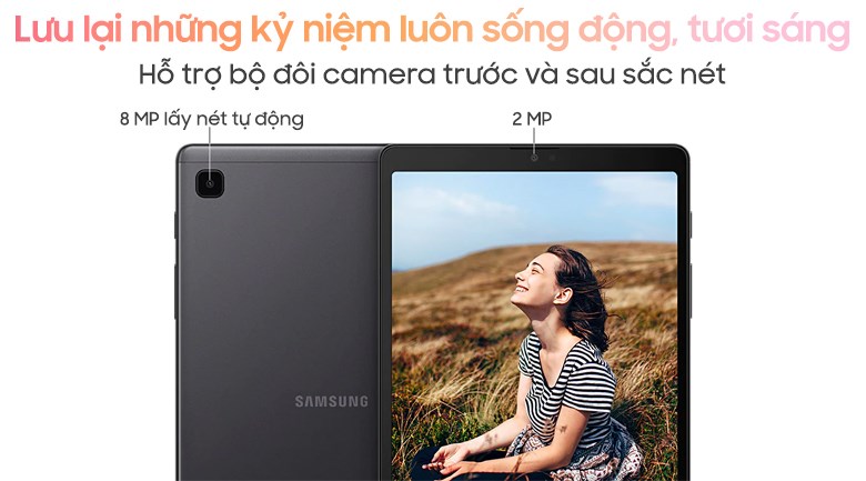 [VOUCHER 180K][Trả góp 0%] Máy tính bảng Samsung Galaxy Tab A7 Lite (3GB/32GB) - Hàng Chính Hãng, Mới 100%, Nguyên...