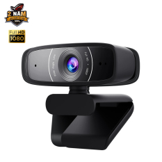 [Tặng kèm chuột Cerberus] ASUS Webcam C3 1080p 30 fps, micro chuyên nghiệp