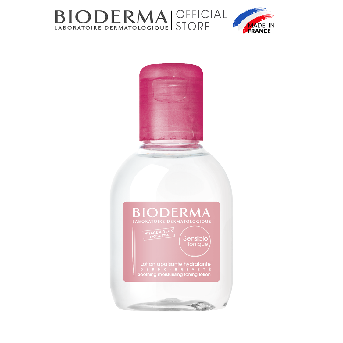 Dung dịch cân bằng dưỡng ẩm và làm dịu cho da nhạy cảm Bioderma Sensibio Tonique – 100ml