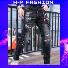 Quần jean nam ống suông co giãn – Quần bò nam thời trang Hpfashion Laz – QJNKV323