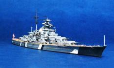 Mô hình tàu chiến -thiết giáp hạm Germany Bismarck (thiết giáp hạm Đức)
