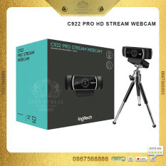 Webcam Logitech C922 Pro Stream Full HD 1080P camera chuyên nghiệp cho Live Stream họp trực tuyến dạy học tập Online và các ứng dụng chuyên nghiệp bảo hành chính hãng theo serial sản phẩm