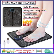 [HCM]Thảm Massage Chân EMS Thư Giãn Trị Liệu Nhức Mỏi-Máy massage bàn chân thiết bị massage bấm huyệt bàn chân gia đình-Thảm massage chân EMS CÓ MÀN HÌNH HIỂN THỊ giúp lưu thông khí huyết, giảm đau mỏi chân, chăm sóc sức khỏe