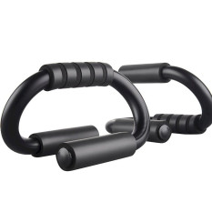 Dụng Cụ Tập Hít Đất Cầm Tay Thép Cứng – Đen – Ama02 – Dụng Cụ Chống Đẩy Amalife (Đường Kính Khung 18MM)