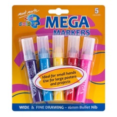 Bút lông Mega Montmarte bộ 5 màu, bút lông màu, bút lông cho bé