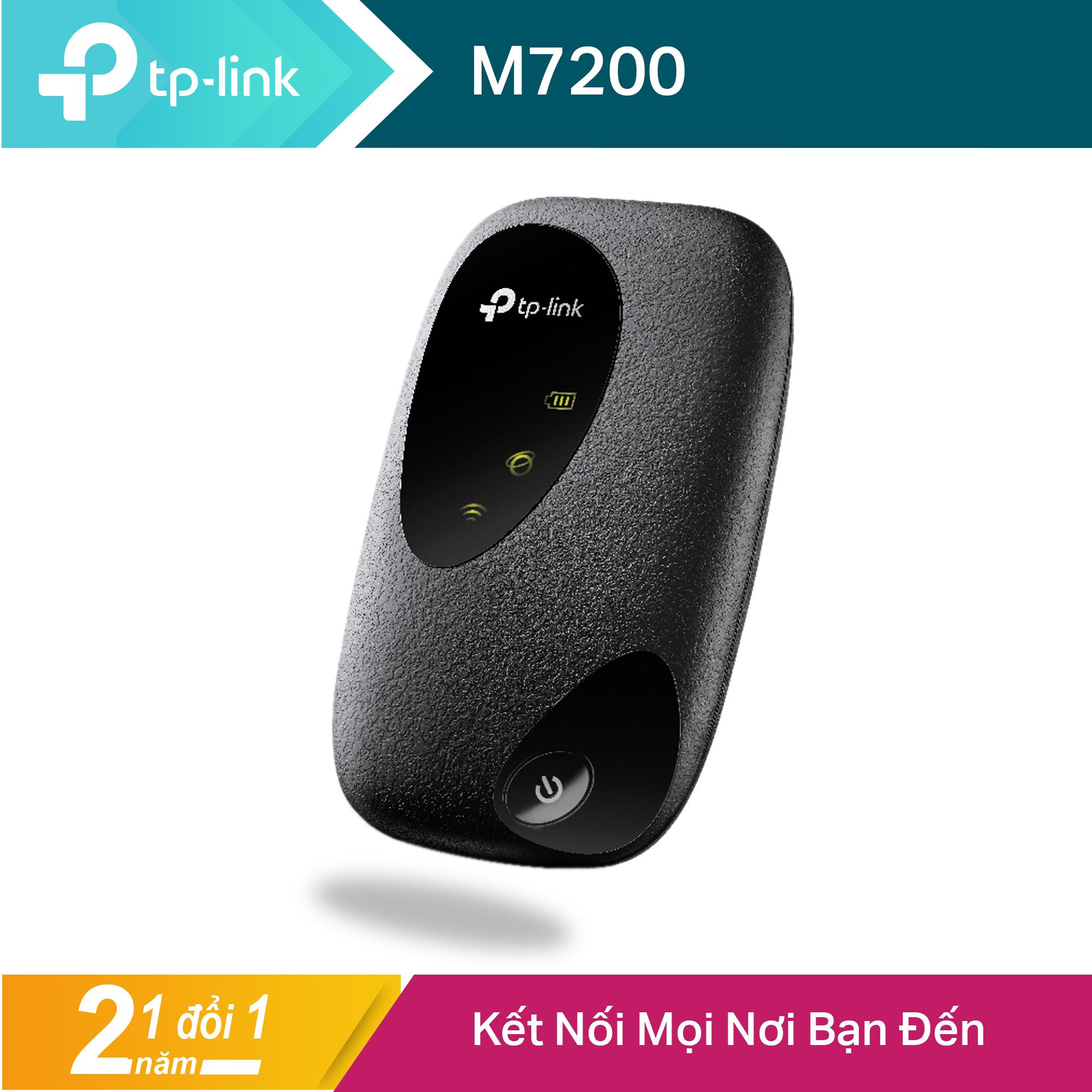 TP-Link Bộ phát wifi di động 4G LTE (Thiết bị phát wifi) Cho kết nối Wifi mọi nơi M7200 -...