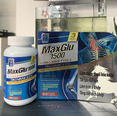Maxglu 1500 giúp phục hồi tái tạo mô sụn khớp tăng tiết dịch lọ 60 viên, sản phẩm chất lượng, đảm bảo an toàn sức khỏe người sử dụng, cam kết hàng giống hình