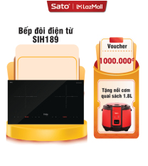 Seri bếp từ đôi thông minh cao cấp Sato