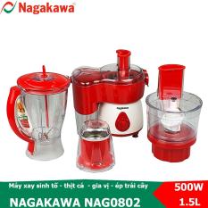 Máy xay ép đa năng Nagakawa NAG0802 công suất 500W