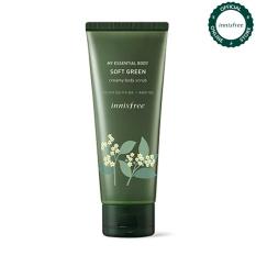 Tẩy tế bào chết cơ thể hương tuyết tùng và cỏ thơm Innisfree Essential Green Body Scrub 150ml