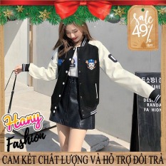 [Freeship] Áo Khoác Bomber MLB Bóng Chày New York xinh xắn siêu hot || Hany Shop