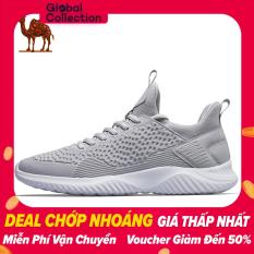 Giày sneaker thể thao nam Camel siêu nhẹ thoáng khí, đế chống mài hòn chống trơn trượt, thích hợp để chạy bộ