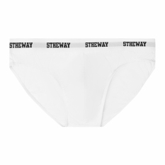 5THEWAY® HIP BRIEF UNDERWEAR™ in WHITE aka Quần Lót Nam Trắng Tam Giác