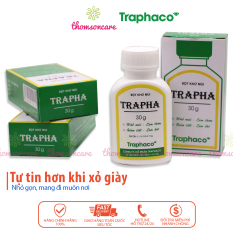 Khử mùi hôi chân, hôi nách Trapha 30g – dạng bột giúp hết mùi giày, giảm tiết mồ hôi – Traphaco