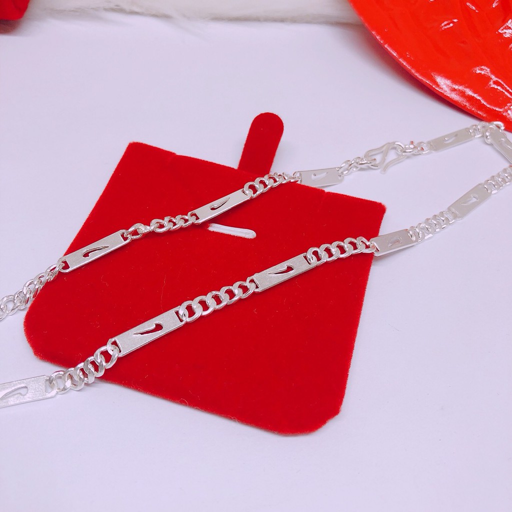 Dây chuyền bạc ta cho bé trai hàng rất dày dặn, Bạc QMJ cam kết bạc chuẩn chất lượng, bảo...