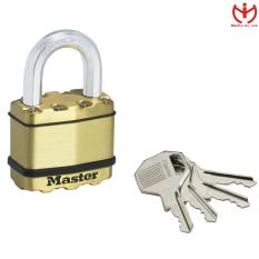 Khóa Chống Cắt Master Lock M5B EURD Thân Lá Thép Bọc Đồng 52mm 4 Chìa Răng Cưa – MSOFT