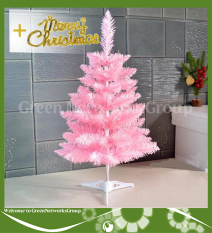 Cây thông noel màu hồng 60cm tặng kèm chữ Merry Christmas trang trí phòng sảnh cho nhà và cty văn phòng Greennetworks