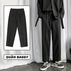 Quần Tây Âu Nam Dáng Baggy Hàn Quốc Ống Côn Basic Lưng Cài Kiểu Dáng Thanh Lịch Thời Trang FASHION4MENHN JOGGER 9000063
