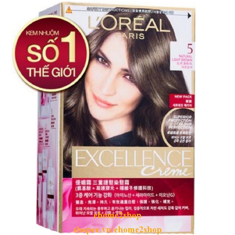 Nhuộm tóc Loreal Excellence Crème màu số 5