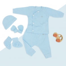 Set quần áo sơ sinh 5 món Comfybaby CF1020-SET5 chất modal làm từ sợi cây sồi siêu mềm và thoáng khí kháng khuẩn