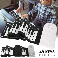 Bàn Phím Đàn Piano Điện Tử 49 Phím, Gấp Được, Dễ Di Chuyển