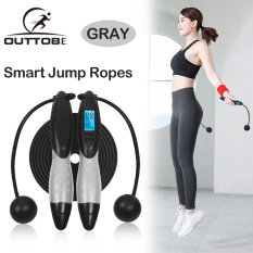 Dây Nhảy Thông Minh Outtobe Thể Dục Thể Thao Bỏ Qua Dây Nhảy Dây Điện Tử Calorie Counter Dây Nhảy Với Tay Cầm Chống Trượt Với Màn Hình LCD Hiển Thị Thời Gian, Calo Cho Thể Dục & Tập Thể Dục