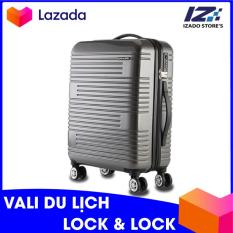 Vali kéo du lịch Lock&Lock LTZ930GRY 20inch có khóa số