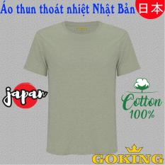 Áo thun nam nữ thoát nhiệt Nhật Bản GOKING, mặc như không mặc, xua tan cái nóng mùa hè