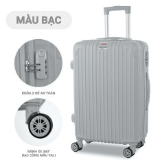vali du lịch kéo hồng 20 inch 24 inch BAMOZO 8801 cao cấp