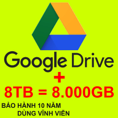 Drive 8TB gắn vào Tài khoản Google Drive của bạn đang dùng