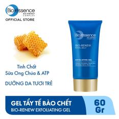 Gel Tẩy Tế Bào Chết Dưỡng Da Tươi Trẻ Bio-Essence Bio-Renew Bio-Essence Renew Exfoliating Gel Tinh Chất Sữa Ong Chúa + Atp 60gr