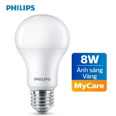 Bóng đèn Philips LED MyCare 8W 3000K E27 A60 – Ánh sáng vàng