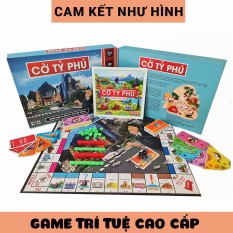 Đồ chơi Cờ Tỷ Phú Monopoly Việt Nam Trò chơi board game trí tuệ cao cấp tiếng Việt 100% cùng người thân gia đình bạn bè học làm giàu