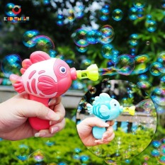 Siêu phẩm đồ chơi trẻ em thổi bong bóng xà phòng hình cá siêu dễ thương cho bé từ 1 tuổi trở lên