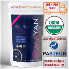 Yến Mạch Mỹ nguyên hạt cán dẹt ( Old Fashion ) Organic Mayan 907gr (2 Pound)
