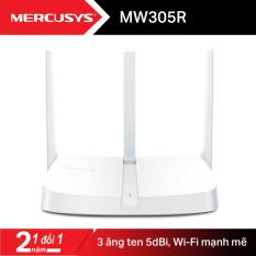 MERCUSYS Bộ phát Wi-Fi chuẩn N không dây tốc độ 300Mbps – MW305R – Hãng phân phối chính thức