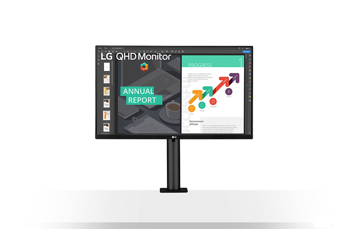 Màn hình máy tính LG IPS QHD ERGO (2560x1440) 75Hz 5ms 27 inches l 27QN880-B l HÀNG CHÍNH HÃNG