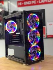 Case Xigmatek NYX M-ATX Kính Cường Lực + 4 Fan Led Dual Ring RGB 12cm