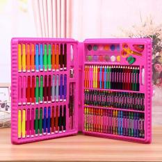 Hộp bút màu 150 chi tiết đặc sắc màu cho bé gái thỏa sức sáng tạo ( màu hồng)